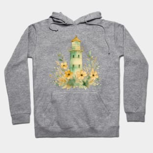 Watercolor Lighthouse Hoodie